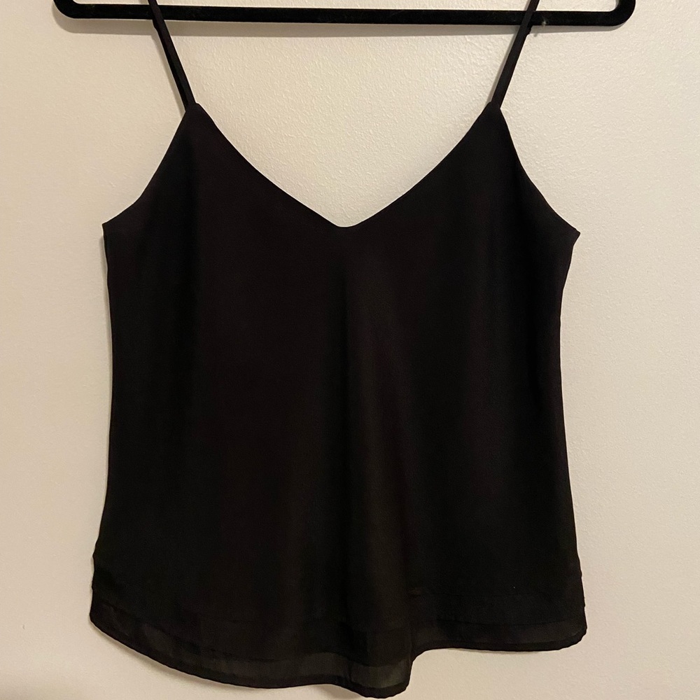 Black Talula Spaghetti Strap Dressy Tank Top